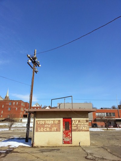 Parking lot kiosk, New Kensington