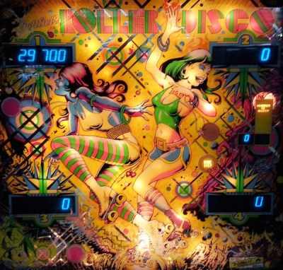 Gottlieb Roller Disco pinball machine