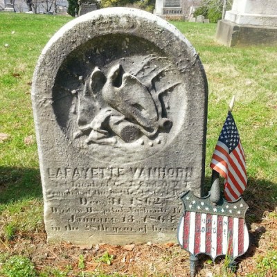 Union soldier grave marker, Union Cemetery, Steubenville, Ohio