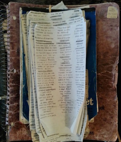 Stacks of journals/lists