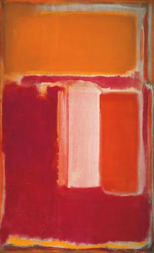 Mark Rothko "Yellow, Cherry, Orange" (1947)