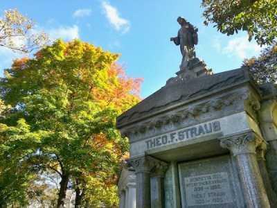 Theo F. Straub mausoleum, Homewood Cemetery, Pittsburgh, PA