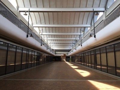 Empty common area of Allegheny Center Mall, Pittsburgh, PA