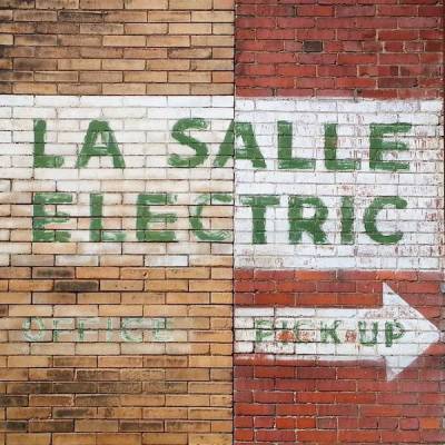 ghost sign for former La Salle Electric, Pittsburgh, PA