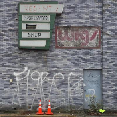 ghost sign for former Regent Sportswear Shop, Pittsburgh, PA