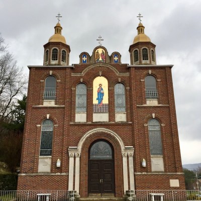 front view of Saints Peter & Paul Ukrainian Orthodox Church