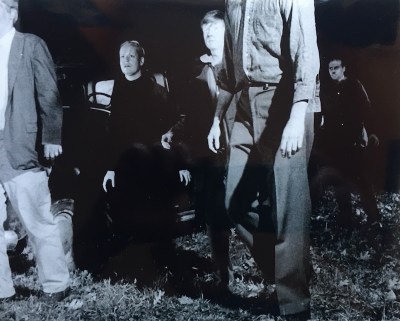 still from "Night of the Living Dead" with zombies