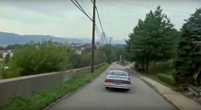 scene from the film "Striking Distance" of residential street in Pittsburgh, PA