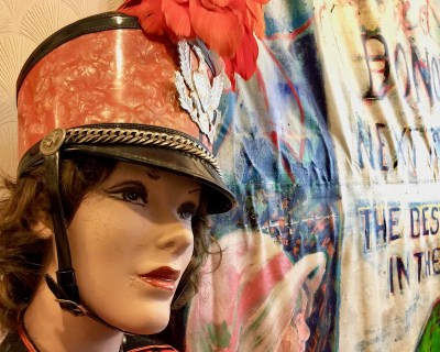 mannequin with majorette uniform, Donora Smog Museum