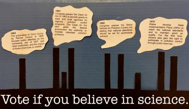 handmade diorama depicting history of the EPA, Donora Smog Museum, Donora, PA