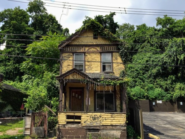 older wood frame house in McKeesport, PA