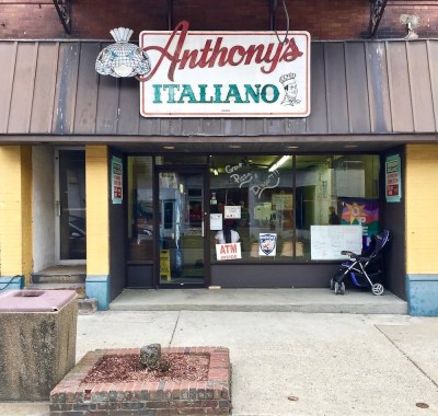 exterior of Anthony's Italiano, Donora, PA