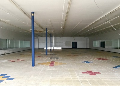 interior of vacant retail space in Northern Lights Shopping Center, Baden, PA