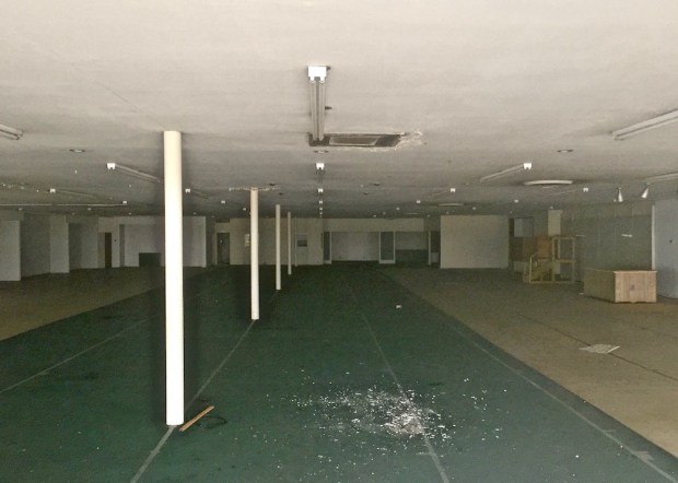 vacant retail space in former Northern Lights Shopping Center, Conway, PA