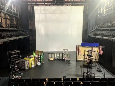 puppet performance areas in large theater