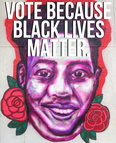 mural of Antwon Rose, downtown Pittsburgh