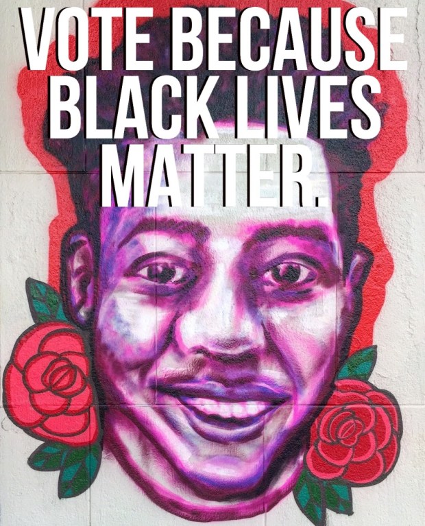 mural of Antwon Rose, downtown Pittsburgh