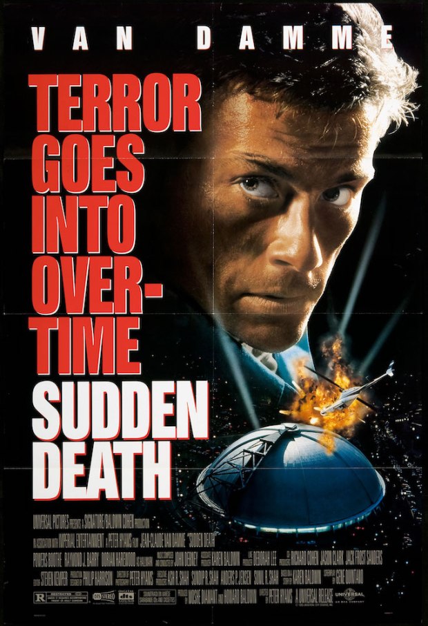 film poster for "Sudden Death"