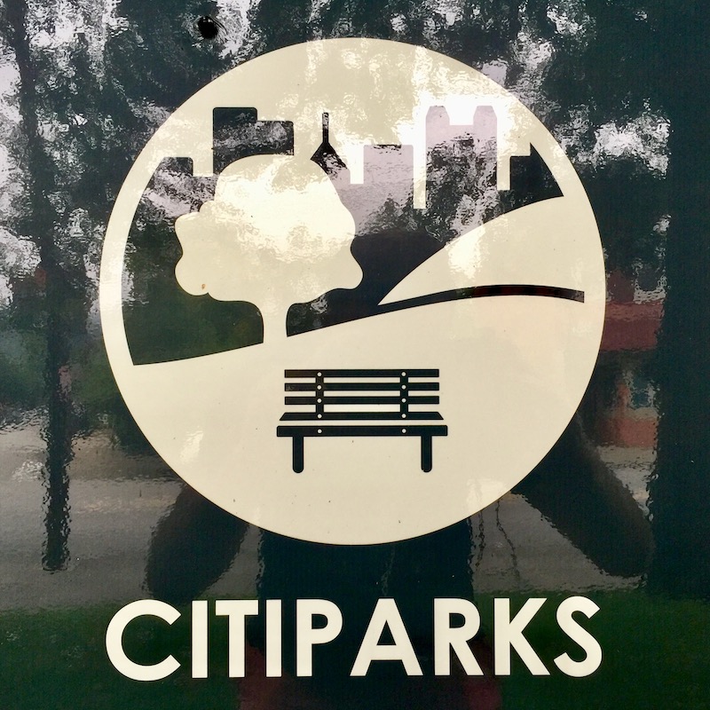 logo for Pittsburgh CitiParks including downtown skyline